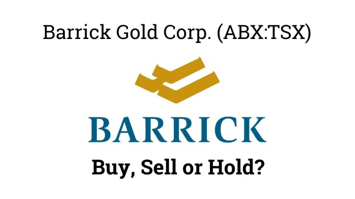 Barrick Gold Stock Barrick Gold Corporation Nyse Gold Strong Impulse Rally